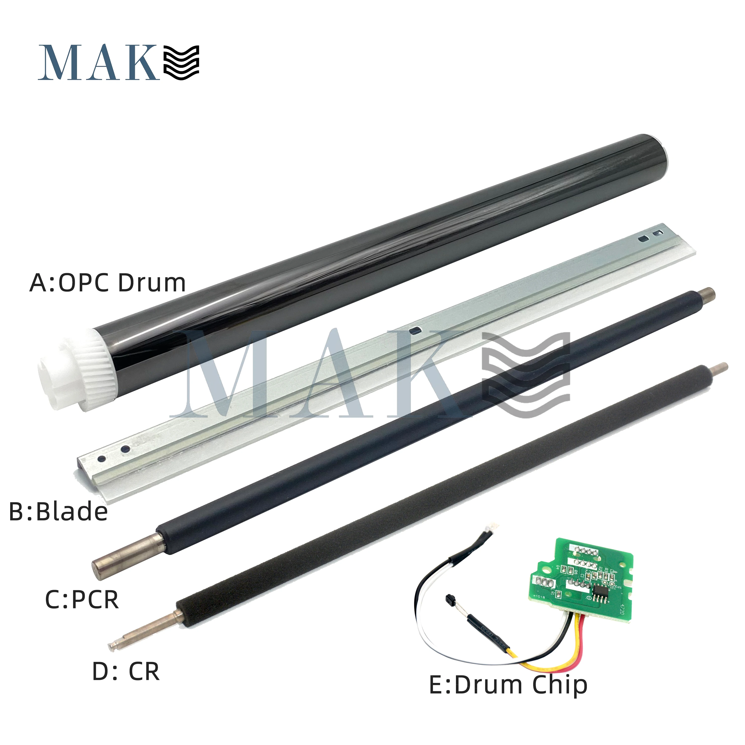 OPC Drum Cleaning Blade For Kyocera 1800 1801 2200 2201 2010 2011 2210 2211 Primary Charge Roller Cleaning Roller Drum Chip PCR