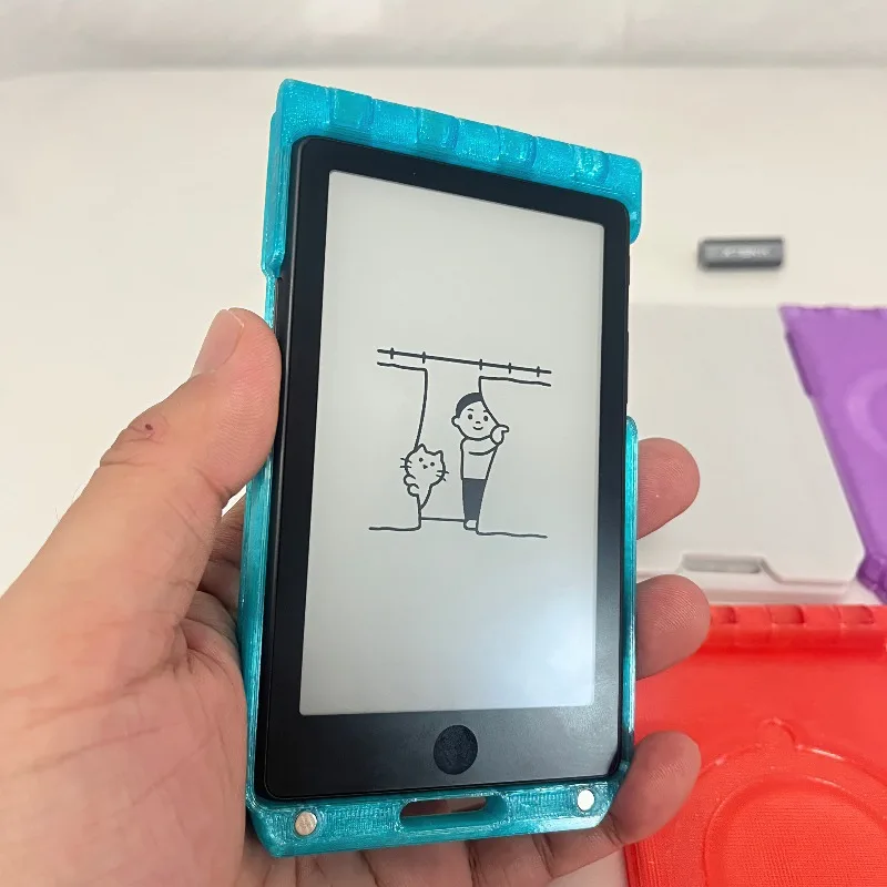 For XTEINK X4Pro e-ink reader protective case made of plastic material frosted flip cover and magnetic suction protection shell