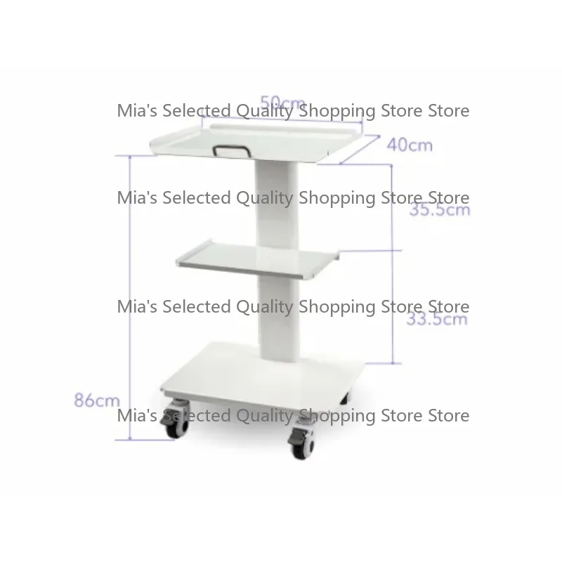 Pet Workbench Scanner Mobile Trolley Salon Cart - Portable Scanner Stand for Animal Grooming And Veterinary Use