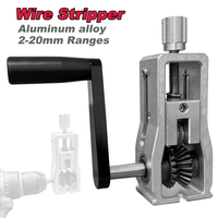 2-20mm Wire Stripper Portable Household Wire Stripper Aluminum Alloy Manual Wire Stripping Tool Cable Electric Peeling Tool