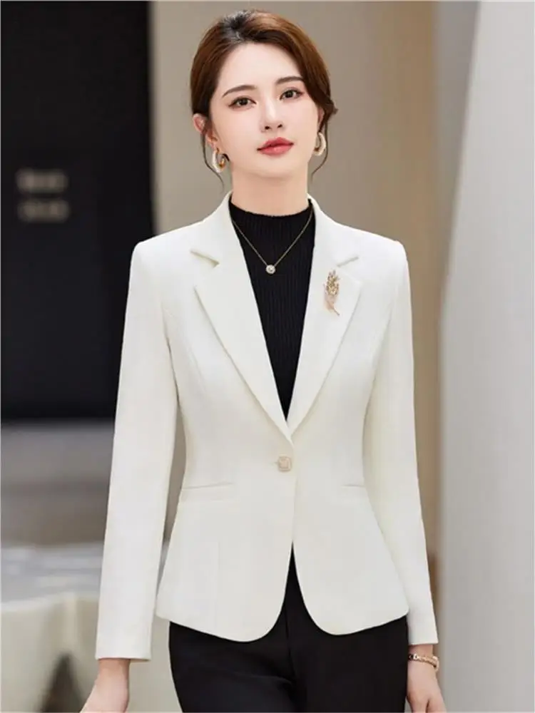 

Ele Fitted Women's Suit Jaet 2025 New Spring Autumn High-End Sensation Slimming Upper Body Small Size Western Wear