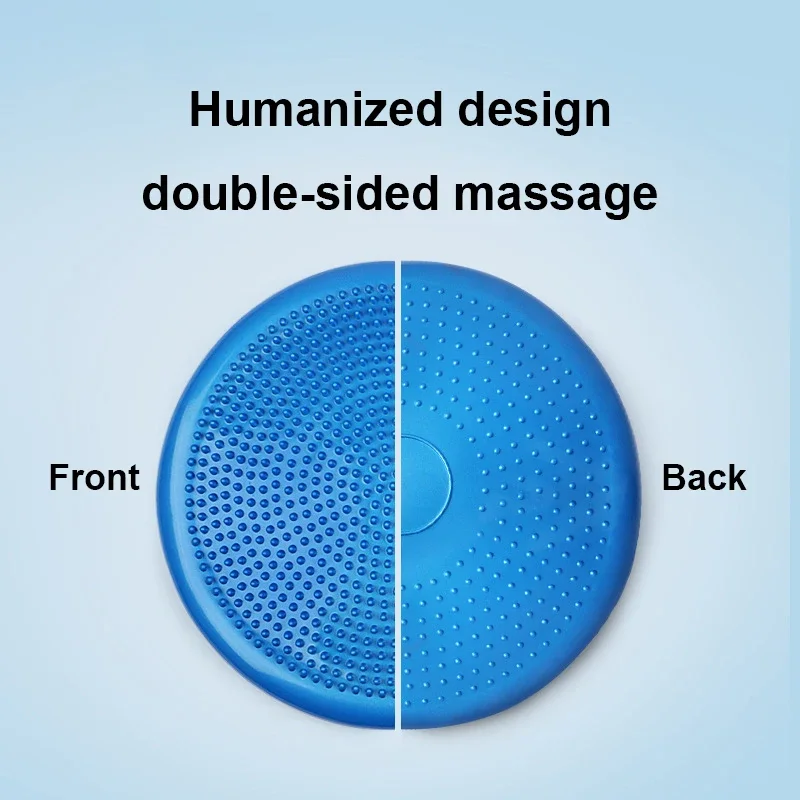 33*33cm Inflatable Yoga Massage Ball Balance Pad Gym Fitness Yoga Wobble Stability Balance Disc Foot Massage Cushion Mat