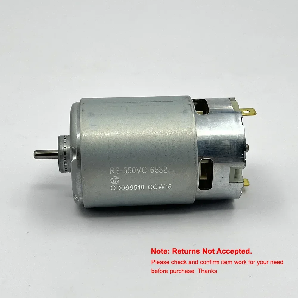 Mabuchi RS-550VC-6532 Power Motor DC 18V 20V 27200RPM High Speed with Cooling Fan for Garden Tool Electrodrill