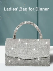 Retro Feather Clutch Women Fashion Chain Lock Fairy Small Square Evening Bags Party Luxury Handbags Purses Mini Totes