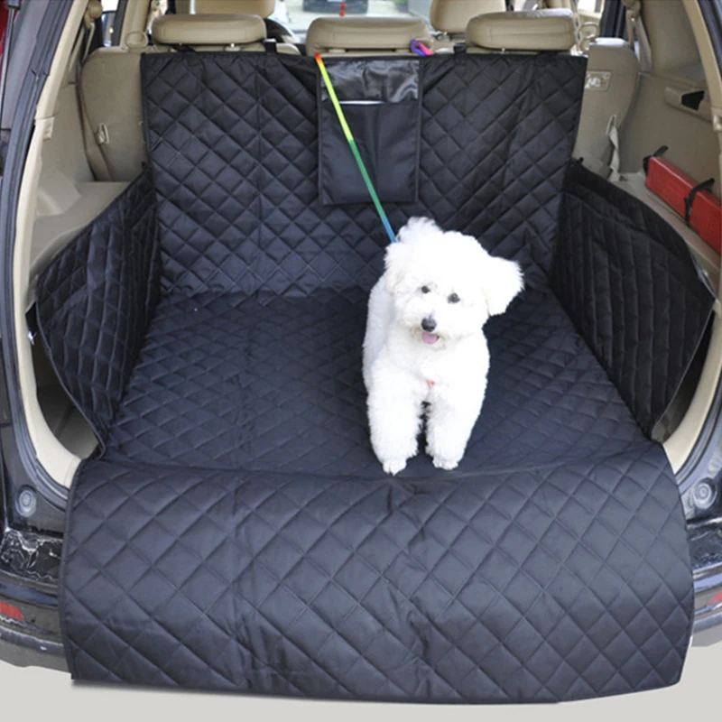 Waterproof Oxford Cloth Car Trunk Seat Cover for Large Medium Dog Portable Pet Travel Car Seat Protection for SUV Liner Cover