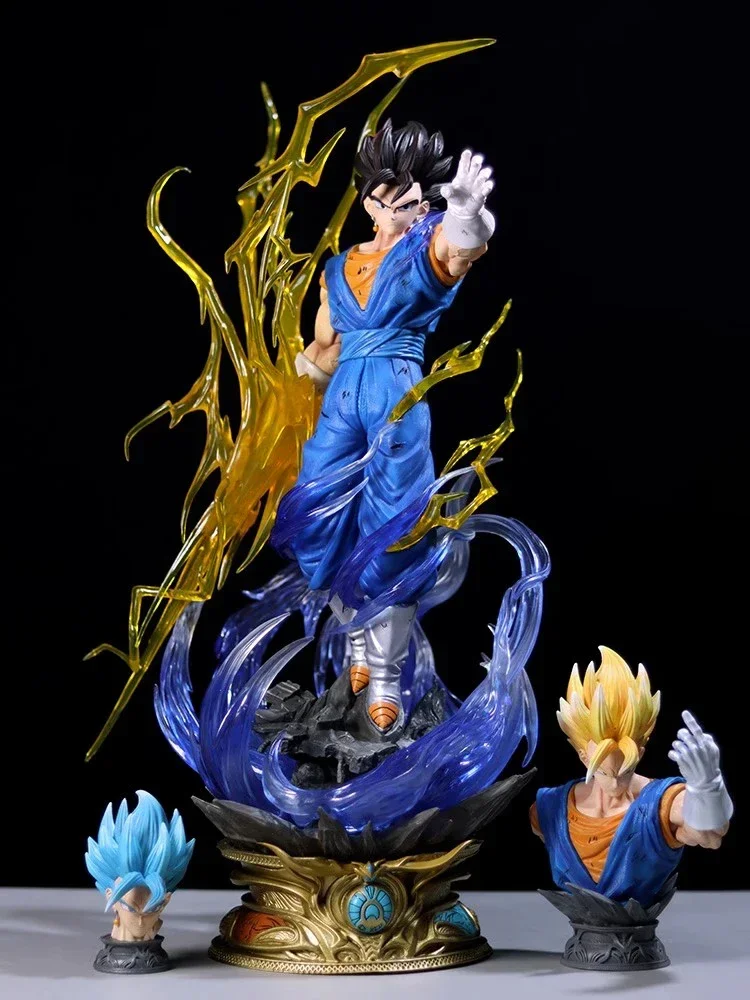 Dragon Ball vegetale Potara figura 58cm statua Manga Son Goku Super Big Figures GK Anime Action Figurine Model Collection Toys