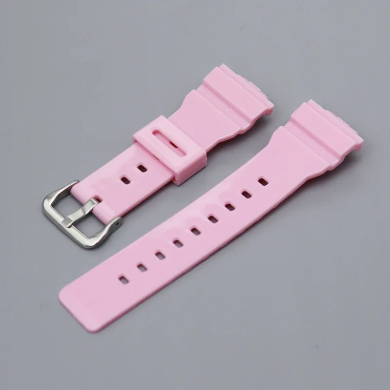 Resin Rubber Strap For Casio baby-g BA-110/120/111/112 Replace WatchBand 14mm Sport Waterproof Wristband Belt Accessories Band