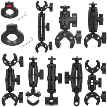 Clip da equitazione per bicicletta Staffa fissa Supporto per manubrio per bici Base per morsetto adattatore con 1/4 per Gopro 13 12 DJI Osmo Insta360 X4 X3