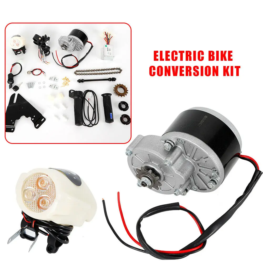 Electric Bike Conversion Kit, Motor and Controller, Bicycle Accessories, E-Bike, 250W, 24V, 36V, 22-29 Inch