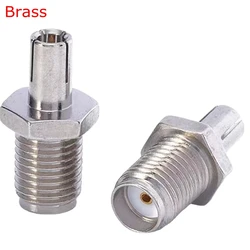 2pcs/lot SMA Female To TS9 Male Straight Connector RPSMA To TS9 Male Female Coaxial Adapter Brass Nickel Gold Plated