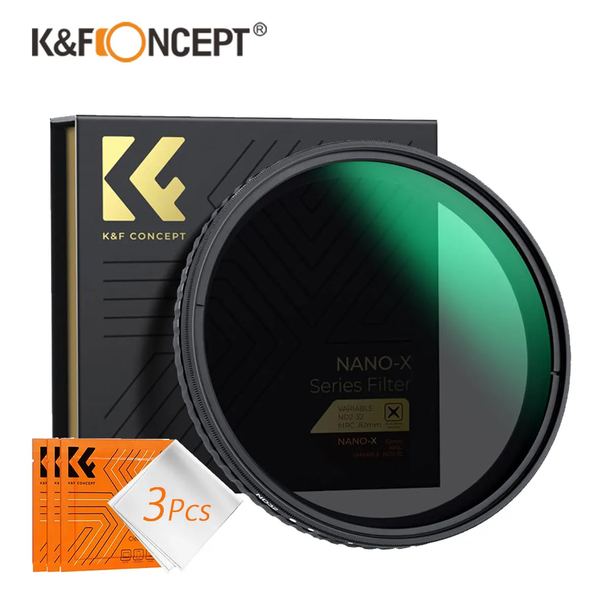 K & f k f konzept ND2-32 nd filter nano x pro nd2 nd32 blenda filter ND2-32 52mm 58mm 62mm 67mm 72mm 77mm 82mm kein x fleck