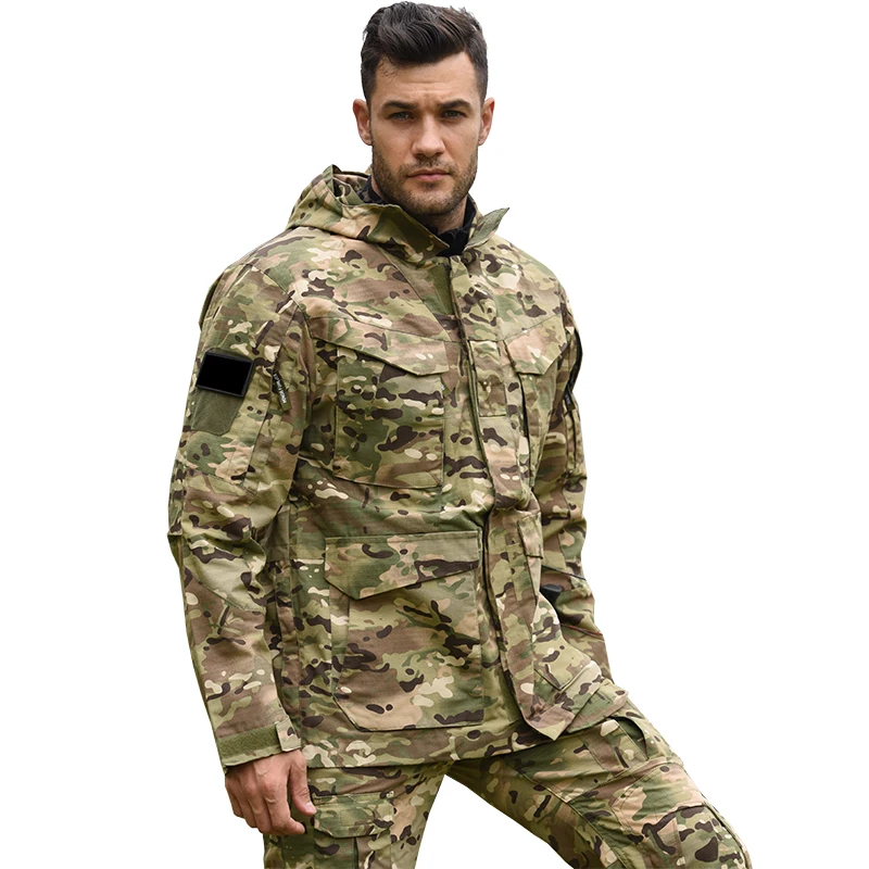 

M65 Tactical Jacket Man Clothing Camo Jacket Hooded Men's Male Camo Windbreakers Casual Jackets Wear-resisting