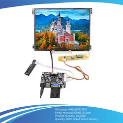 10.4 inch 1024X768 HT10X21-311 IPS LCD Display with DVI+VGA +AV LCD Controller Board
