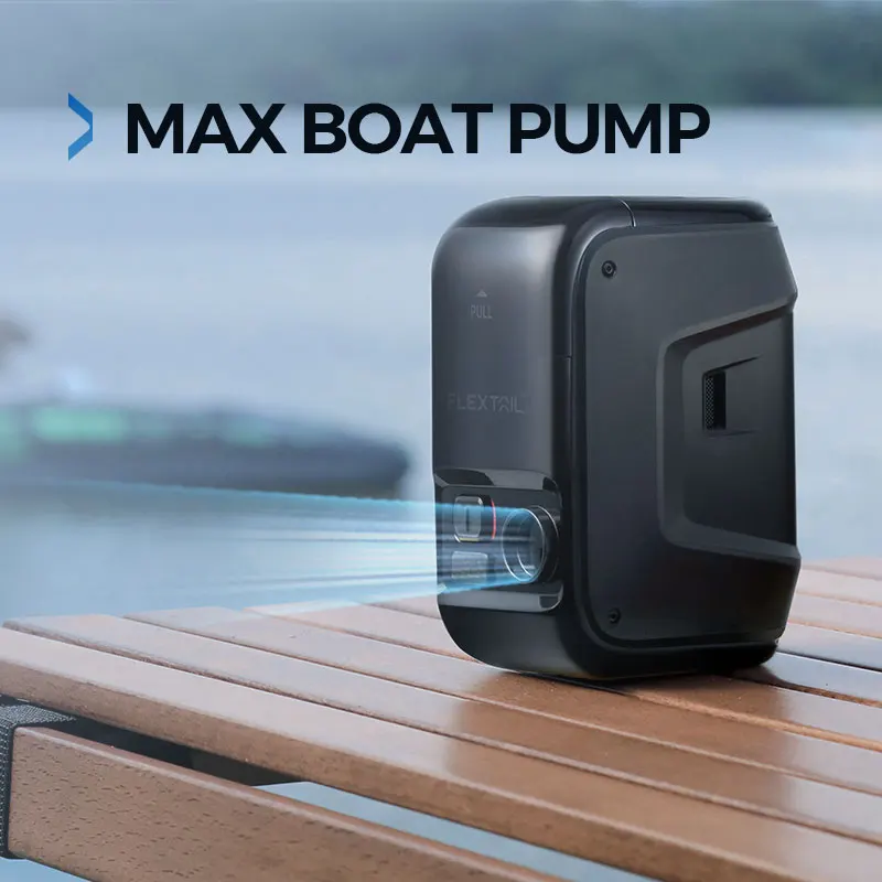 Flextail Max Boat Pump Portable Outdoor Camping Electric Inflator Type-C Charging For Kayak Air Mattress Boat