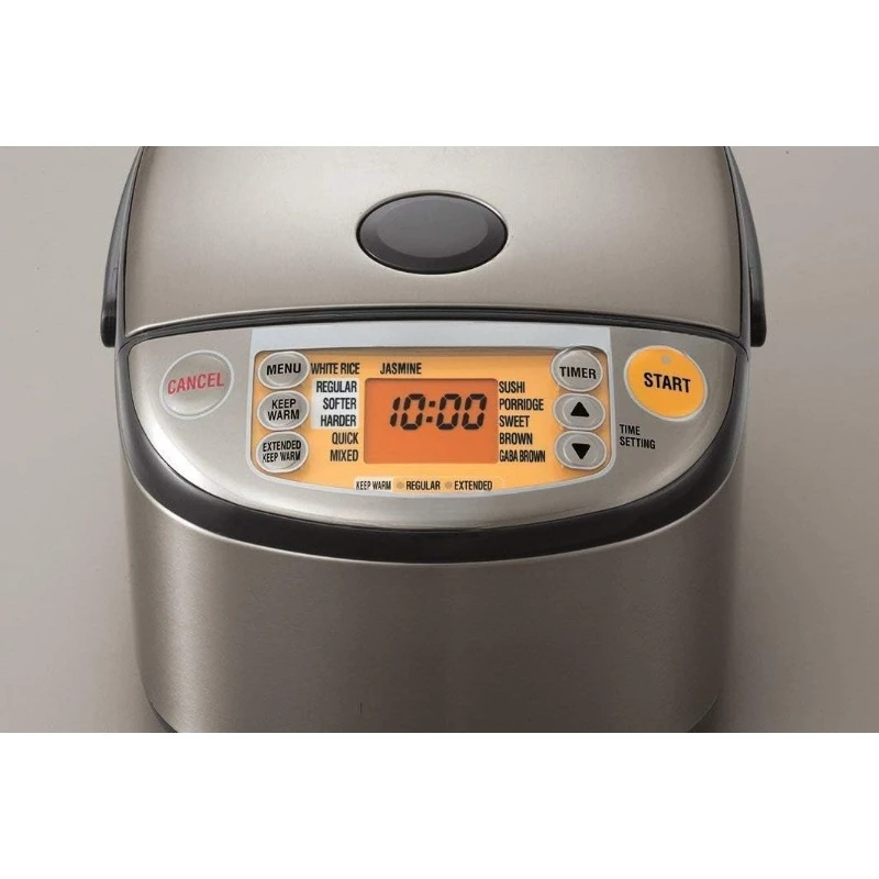 Induction Heating System Rice Cooker and Warmer, 1 L, Stainless Dark Gray