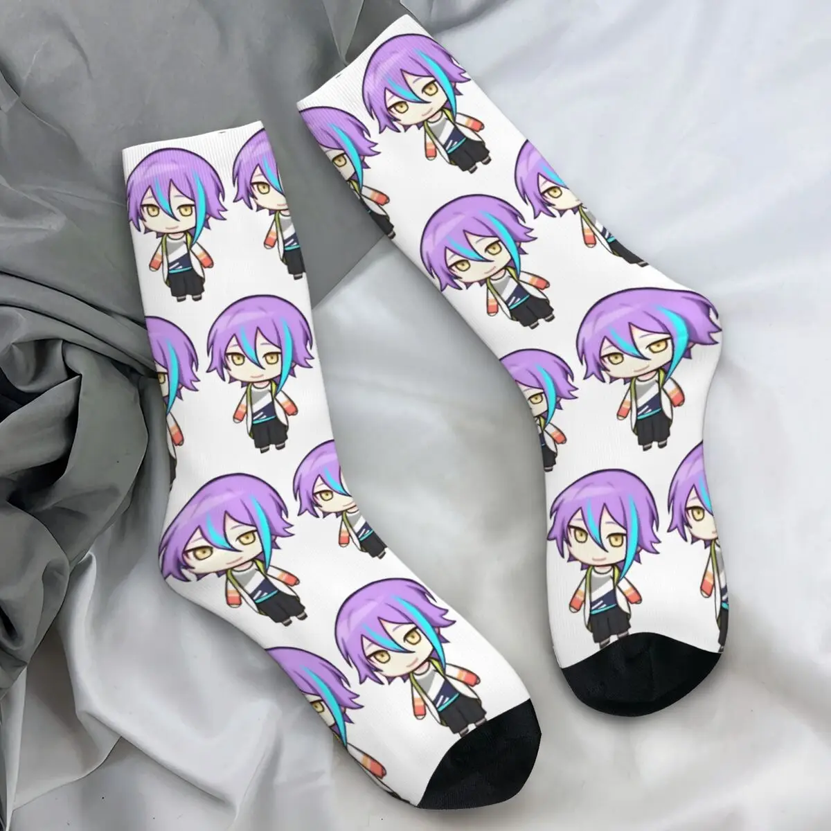 

Project Sekai Rui Kamishiro Anime Game Socks Harajuku Stockings Autumn Anti Skid Unisex Men Socks Medium Soft Skateboard Socks