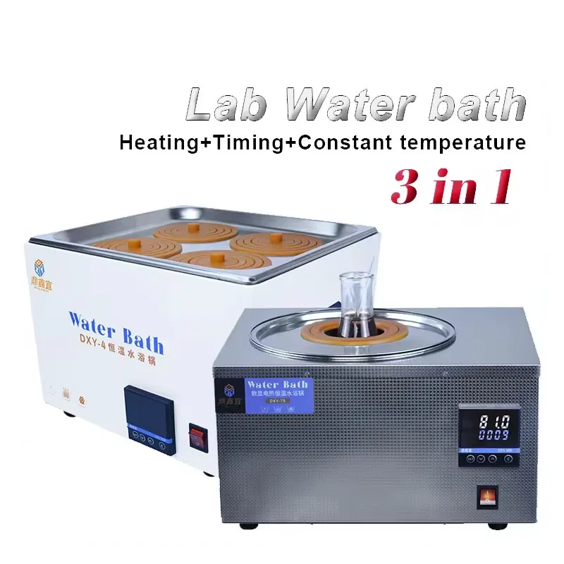 

4 Holes Lab Water Bath Digital Heating Thermostatic Devices Thermostat LCD Display Tank Constant Equipment 220V