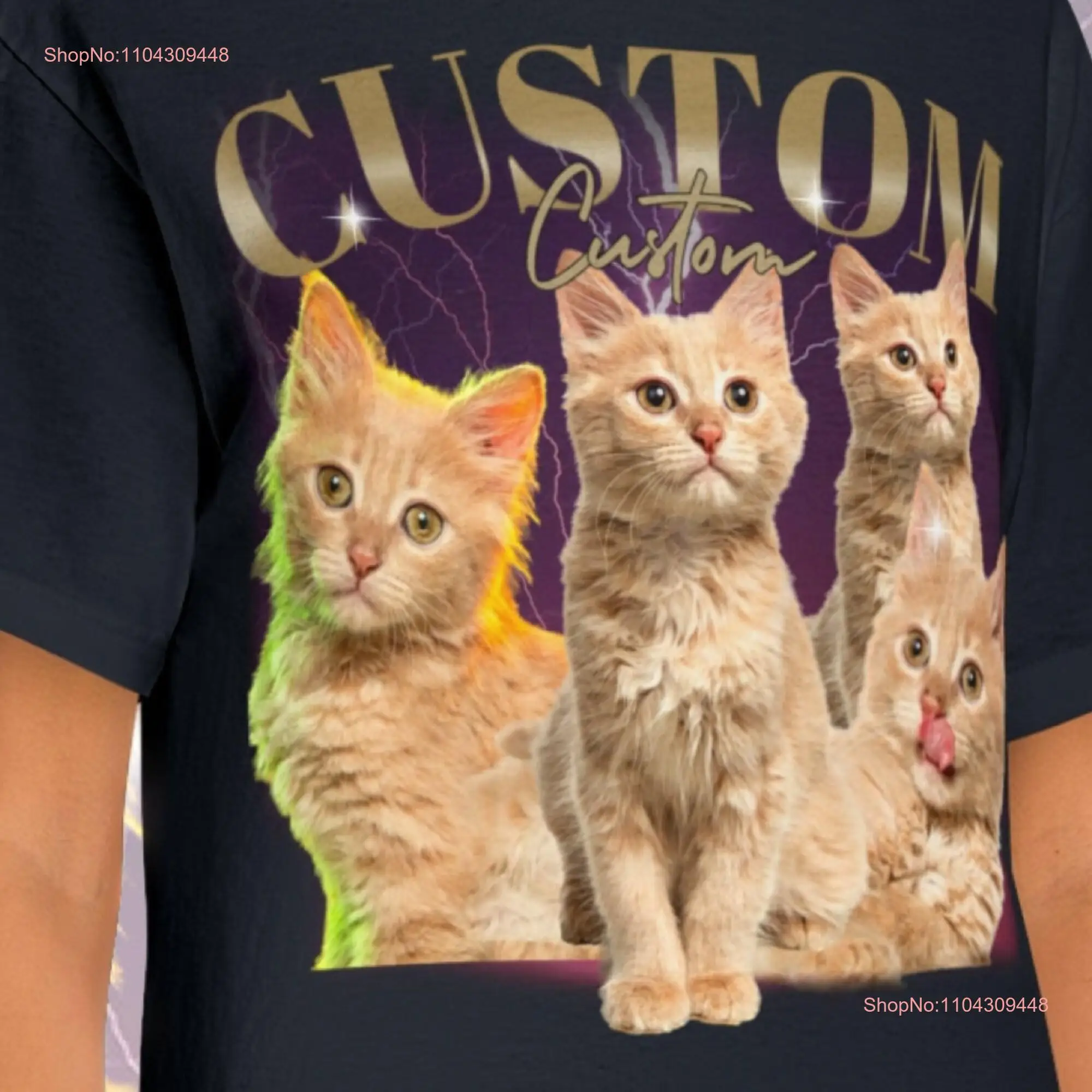 Personalized Cat T Shirt Wear Your Purr sonality in Style long or short sleeves