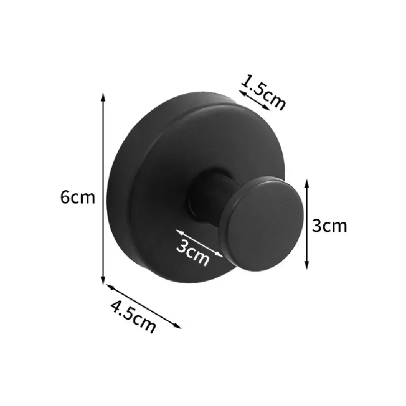 Black Suction Cup Hooks for Glass Window,Towel Hooks for Bathroom Shower Door Wall,Bath Coat Robe Looafh Hook for Hanging