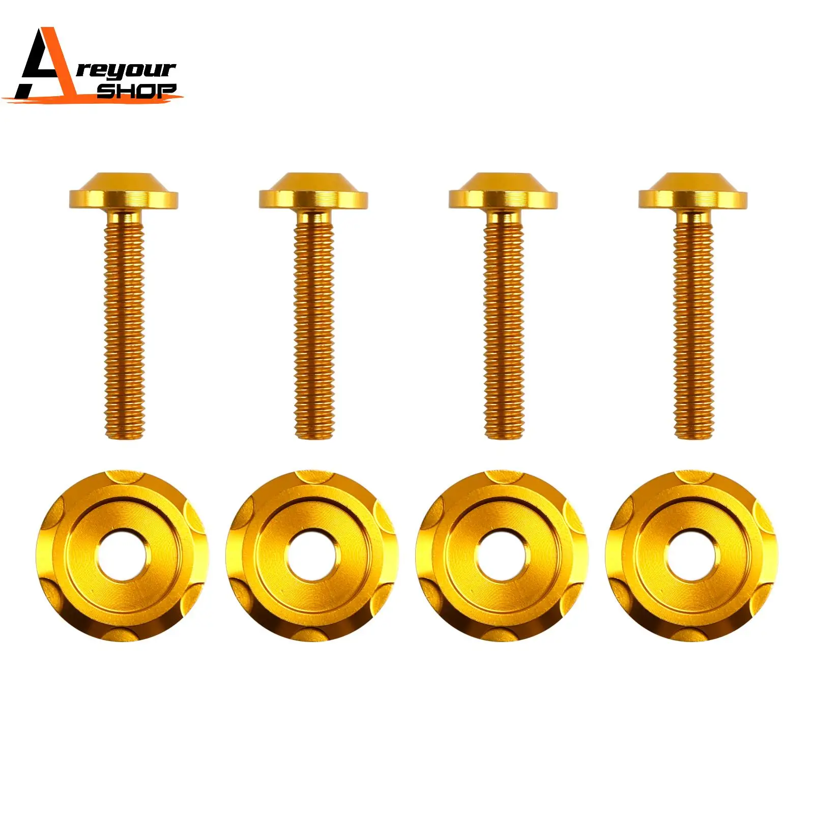 

Болты для крепления ветрового стекла Areyourshop Gold для Touring Road Glide/Special FLTRX/S 2015-2023