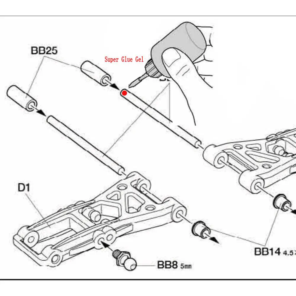 Cubierta inferior de carbono con caja diferencial para 1/10 Tamiya TT02 TT02D TT-02R TT-02S TT-02SR accesorios de actualización de chasis
