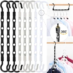 Sturdy Hanger Organizer Plastic Space Saving Hanger Smart Magic Clothes Hanger for Dorm Closet Storage Bedroom Essentials