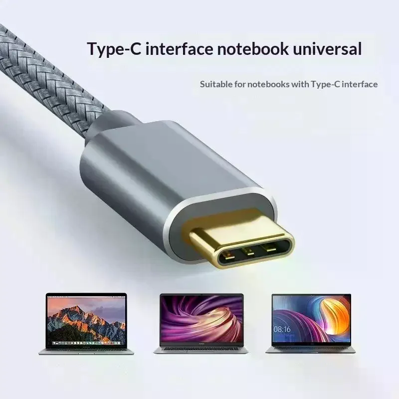 USB C To USB B 2.0 Printer Cable Braided Printer Scanner Controller Cable Electronic Musical Instrument Data Cable