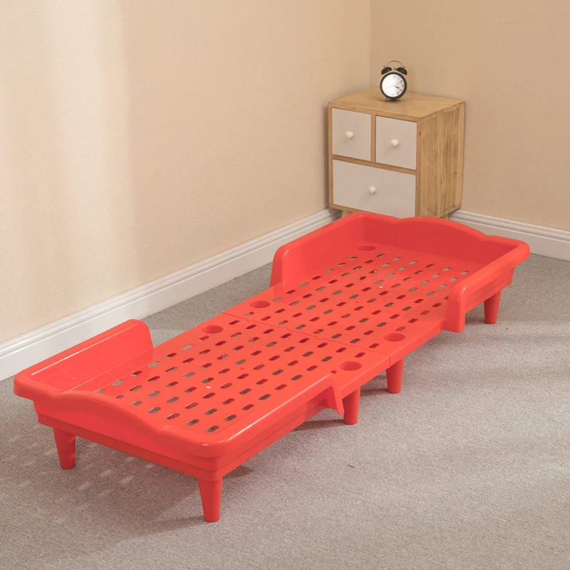 Kindergarten Daycare School Stackable Child Kids Safety Plastic Furniture Bed Cot Sets