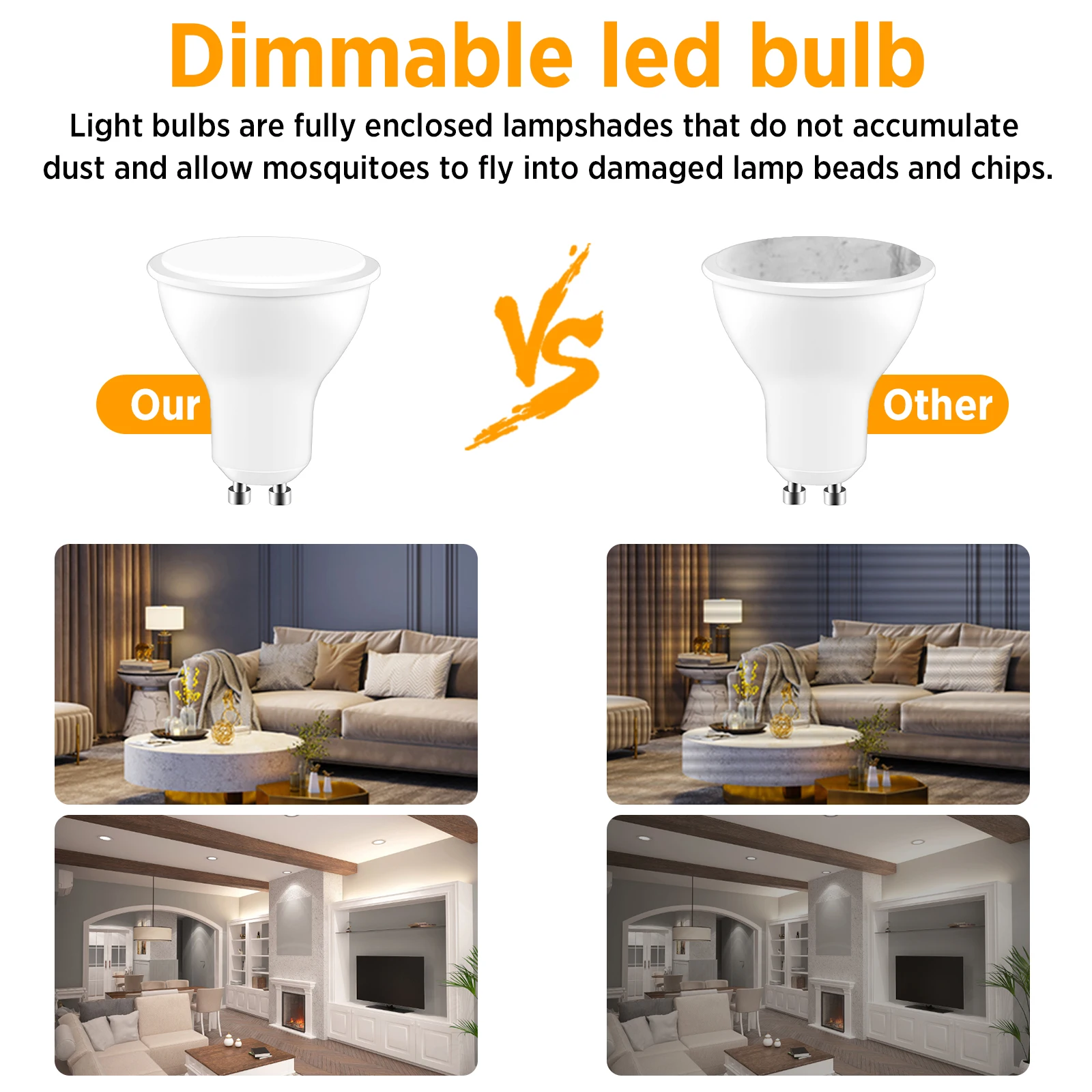 LED Bulb GU10 8W Spotlight Dimmable RGB LED Bulb Lamp 16 Color Bulb Home Decoration AC 85-265V RGBW RGBWW With IR Remote Control