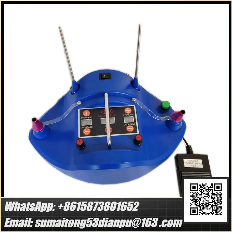 CD-608 quantitative timing counting inflator with ball set function 1200W portable electric balloon pump