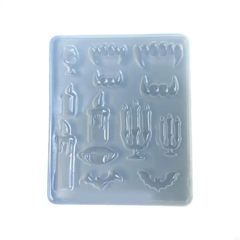 

N2UE Safe Silicone Vampires Mold For Candle Making Gothics Jewelry Crafting And Decoration