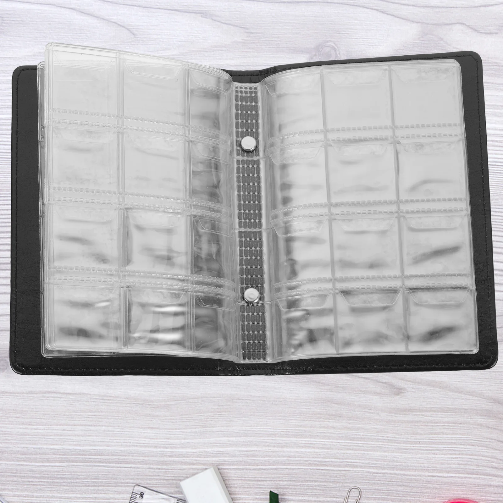 

Coin Collection Book Soft Premium Material Transparent Two Sides Long Time Use Commemorative Album Decorative Storage