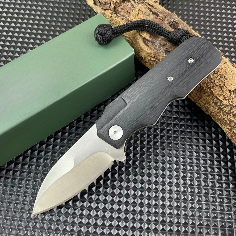 

6520 Folding Knife 8Cr13Mov Blade G10 Handle Outdoor Pocket Knife Fishing Multi Tool Peeling Cutting Tool Fishing Knives