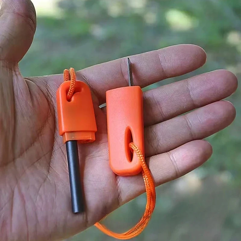 Outdoor Survival Emergency Flint with Magnesium Bar Serrated Scraper USB Flash Drive Multi-Functional Cigarette accessories Tool