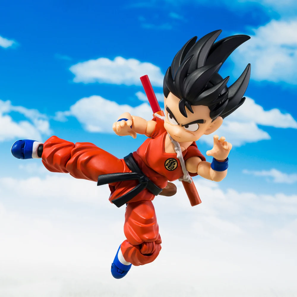 Dragon Ball Original Anime Figure S.H.Figuarts Son Goku Innocent Challenger Tnst Exclusive Model Doll  Action Figurine Kids Toy