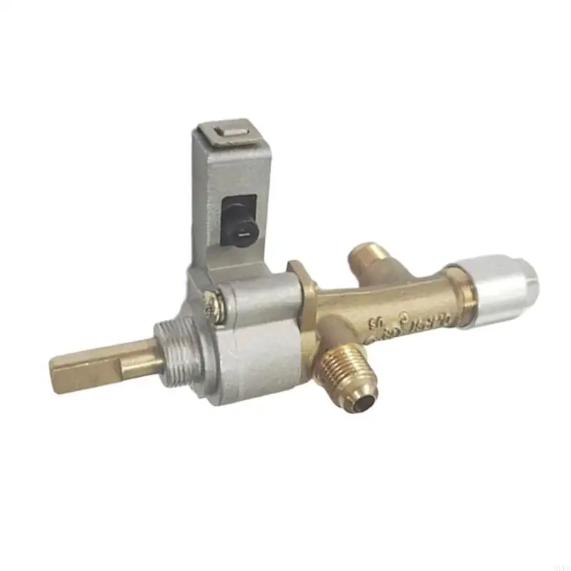 Brass Patio Heater Room Main Control Adapter with Port Fit for Low Pressure Gas Patio Burning Connection Space Heater 