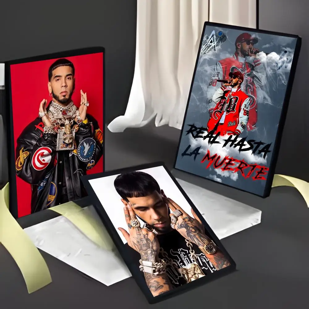 A-Anuel AA Real Hasta La Muerte Poster American Film Mural Home Childrens Room Wall Decor Print