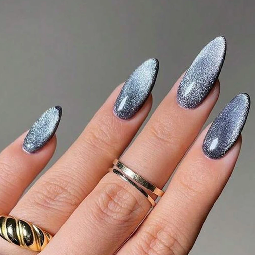 KODIES 젤 슈퍼 캣 아이 탑 코트 젤 매니큐어 15ML 세미 퍼머넌트 UV/LED 소크 오프 글리터 마감 레진 매니큐어 네일 아트