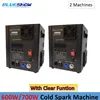 冷却スパークマシン,オプション付き,花火,噴水ステージ,tiパワー,600w dmx,750w,700w,2個 6