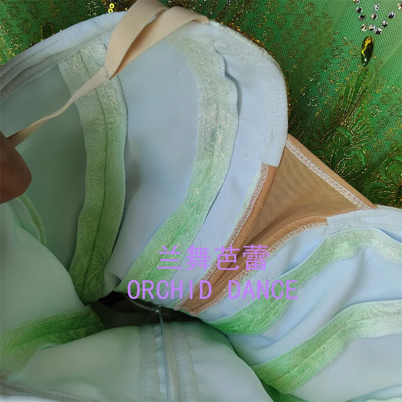 BT01377 high quality fashion beautiful Unique Design Kids Girls Children Women Adult Performance Wear green Ballet Tutu Costumes