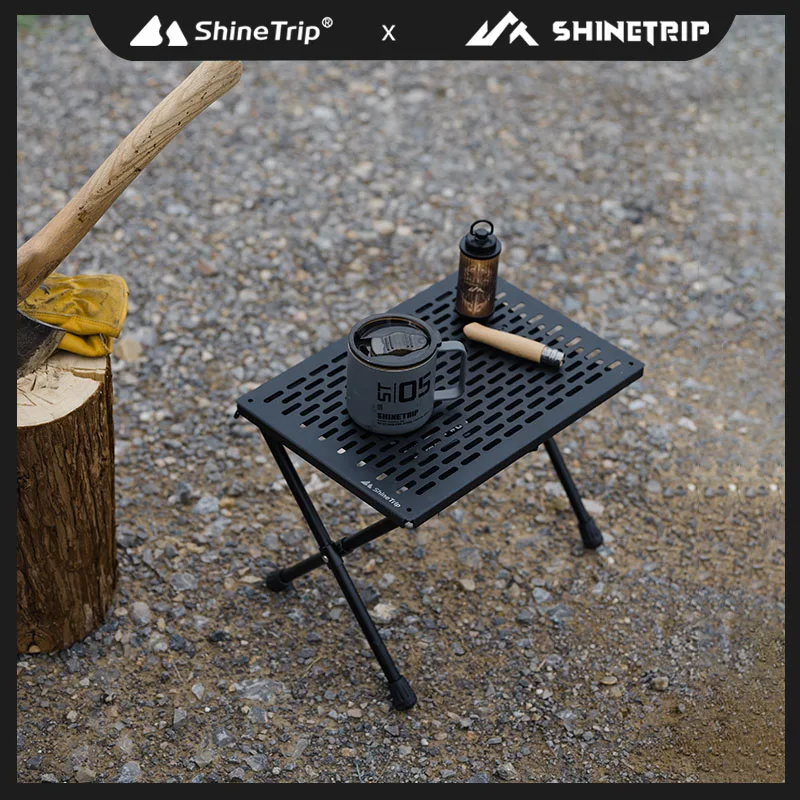 

ShineTrip Outdoor 05 Series Tactical Mazar Ultralight Folding Storage Aluminium Alloy Portable 05 Tactical Folding Stool Maza