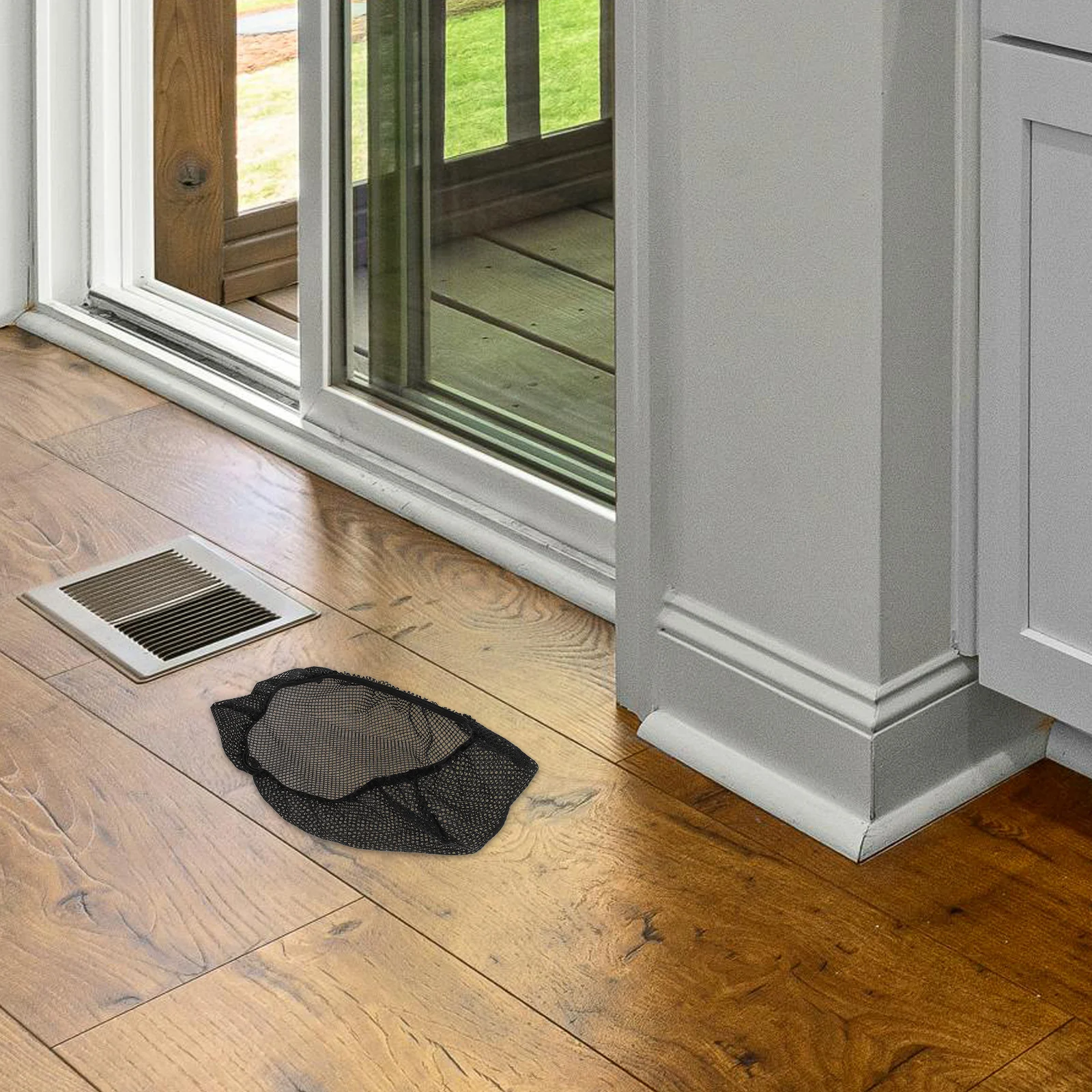 

Floor Vent Filter Elastic Mesh Bag Air Vents Cleanable Reusable Screen For Registers Ventilation Dust Prevention Floor Groove