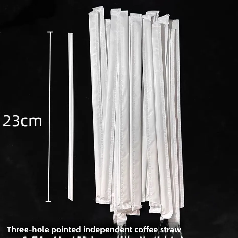 

Одноразовые стаканчики для кофе с отверстием для трубочки, с индивидуальной упаковкой, белые, молочного цвета, для напитков, из пищевого пластика