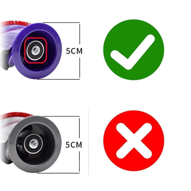 Replacement Parts Carbon Fiber Roller Carpet Brush Bar for Dyson V10 Cordless Vacuum Cleaner MotorHead Accessories