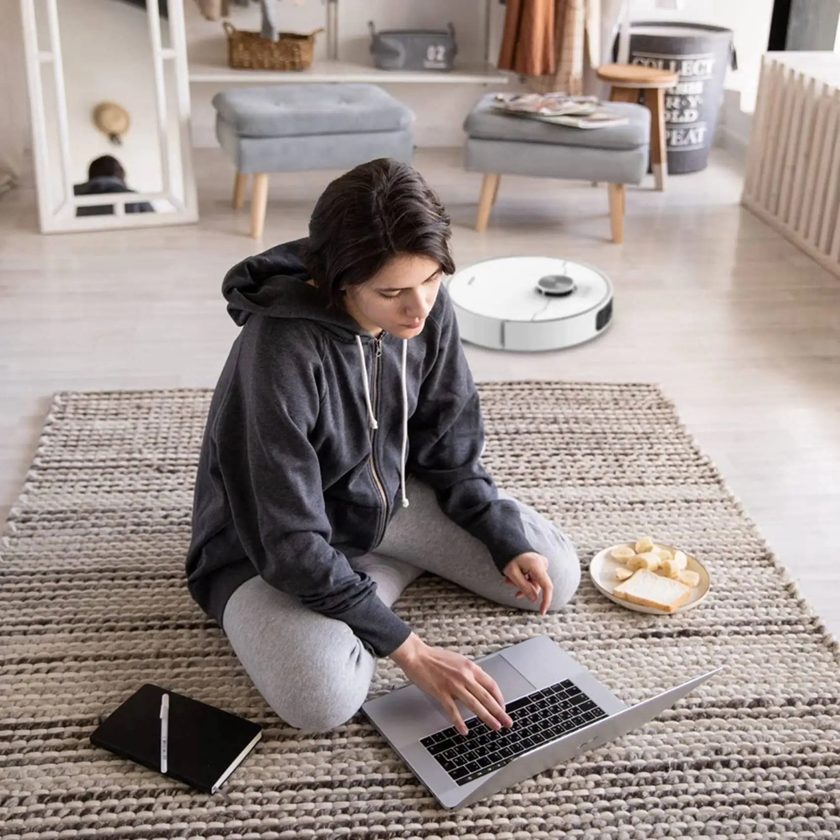 ABUD-Pack da 24 salviette per Xiaomi X10+&Dreame L10S Ultra/L10 Ultra Robot aspirapolvere, accessori per mop bagnati in microfibra