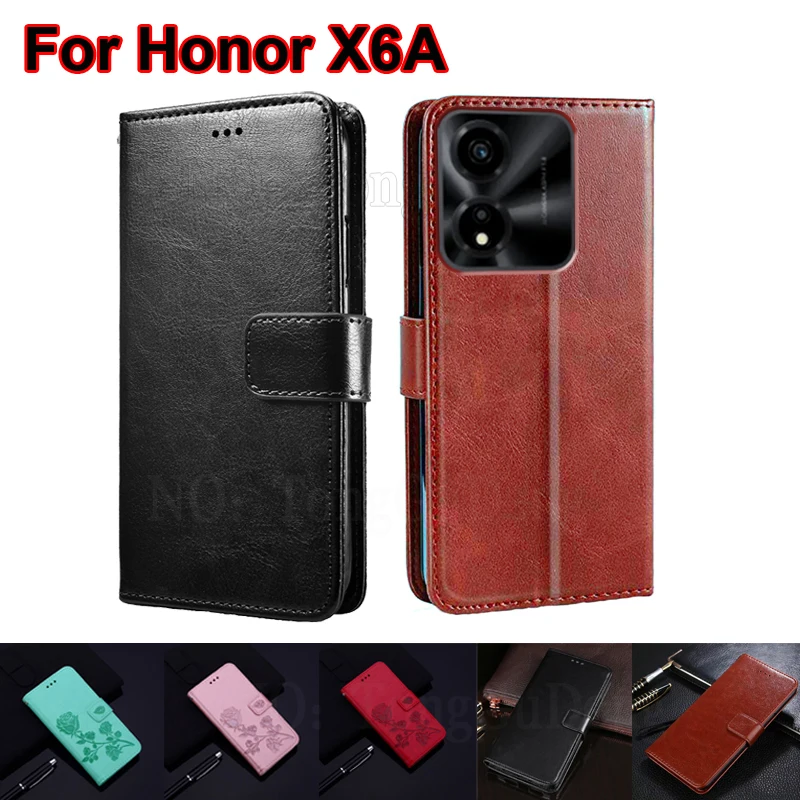 For Honor X5 Plus Case Leather Wallet Coque Flip Cover For Honor X5 Plus X5Plus Phone Cases for Capas Honor Play 40C Funda Shell