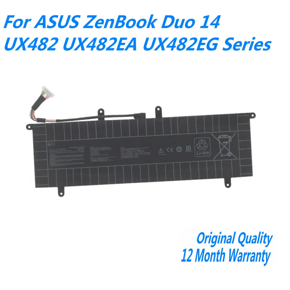 NEW C41N2004 Laptop Battery For For ASUS ZenBook Duo 14 UX482 UX482EA UX482EG Series 15.4V 70Wh 4550mAh