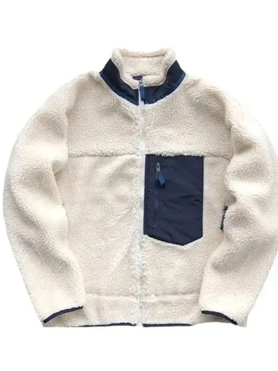 AliExpress 2025 Motorcycle Riding Jacket Men Women  Double Sided Fleece Thickened Plush Windproof Thermal Outdoor Cycling Coat