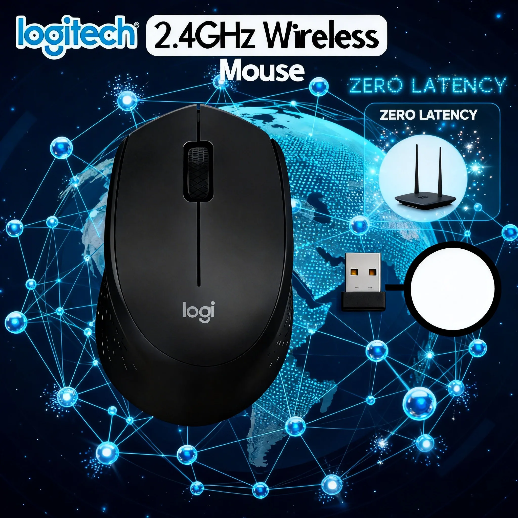 

Logitech M330/M750 Professional Office Mouse, perfectly suited for laptops and tablets.