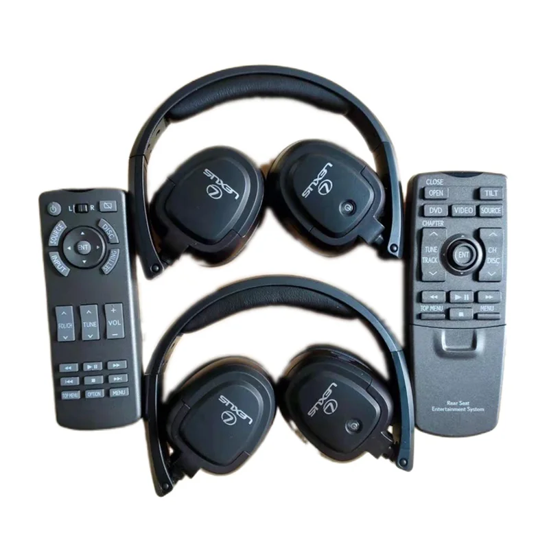 For Lexus LX570/LS460 rear original ceiling rear pillow TV/audio remote control/earphones